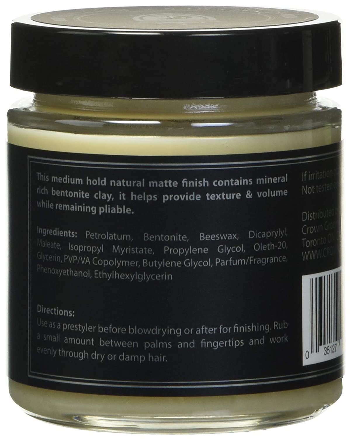 CSC-949529 Crown Shaving Matte Styling Clay 4oz