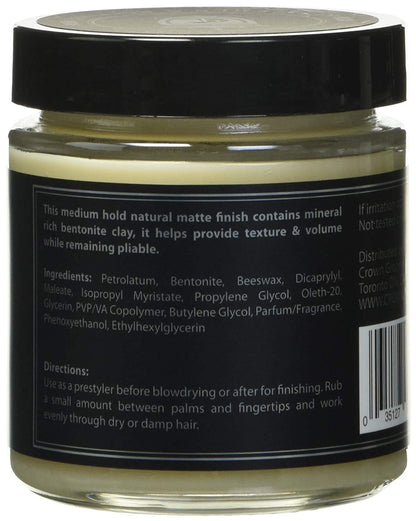CSC-949529 Crown Shaving Matte Styling Clay 4oz by Crown Shaving - Pomade & Hair Products (View 2)