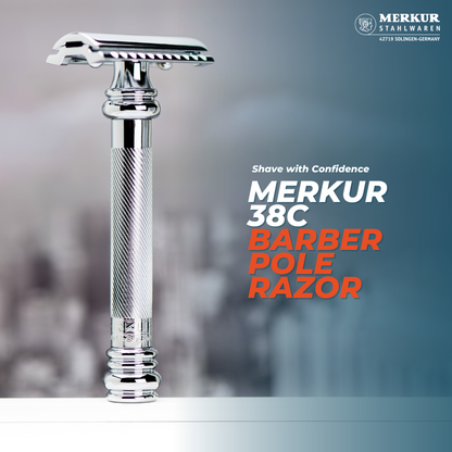 Merkur Leather Case filled with 38001 and 10 Blades, Black by Merkur - Razor Accessories (View 5)