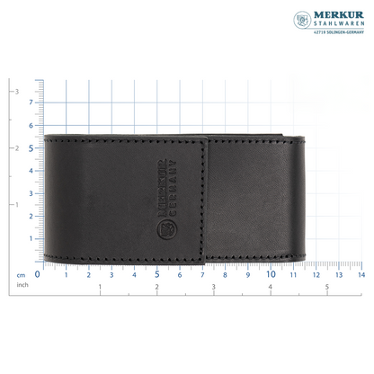 Merkur Leather Case filled with 38001 and 10 Blades, Black by Merkur - Razor Accessories (View 7)
