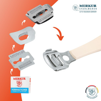 Merkur Corn Razor with White Plastic Handle by Merkur - Double Edge Safety Razors (View 5)