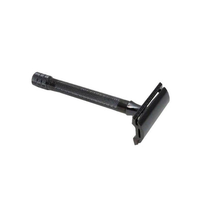 Merkur 23B 3-Piece DE Safety Razor, Closed Comb, Knurled Long Handle, Black by Merkur - Double Edge Safety Razors (View 3)