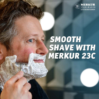 Merkur 23C Safety Razor Travel Set – Black Leather Case and 10 Blades by Merkur - Razor Accessories (View 5)