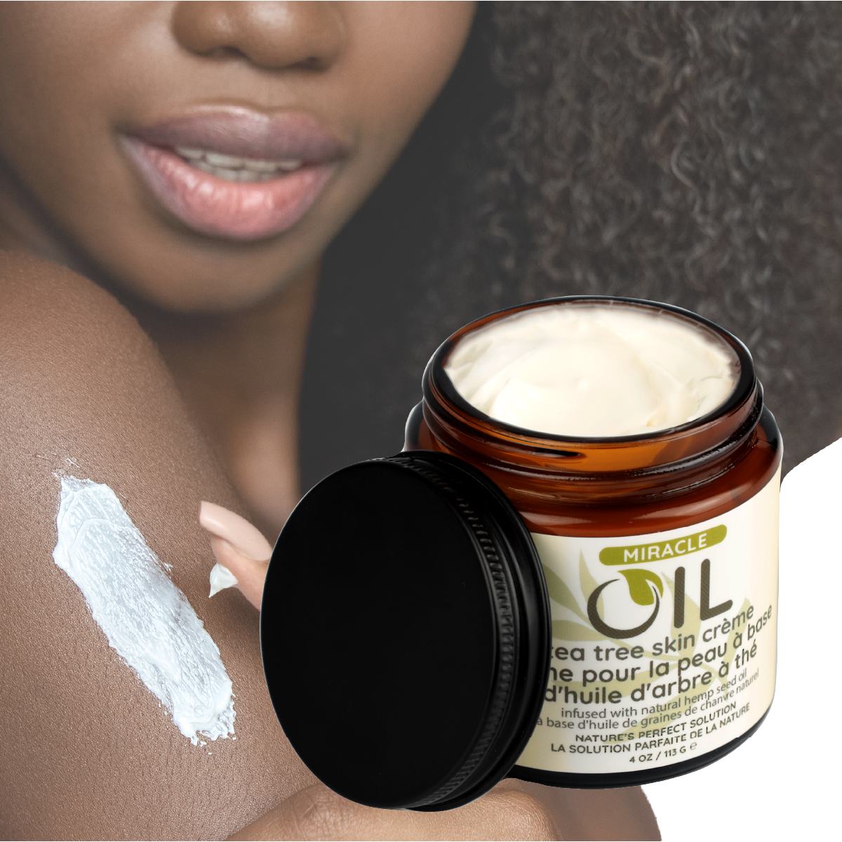 Earthly Body Miracle Oil Tea Tree Crème 4OZ - Image 4