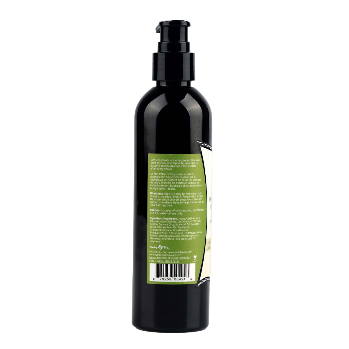 Earthly Body Miracle Oil Tea Tree Shave Cream 8OZ