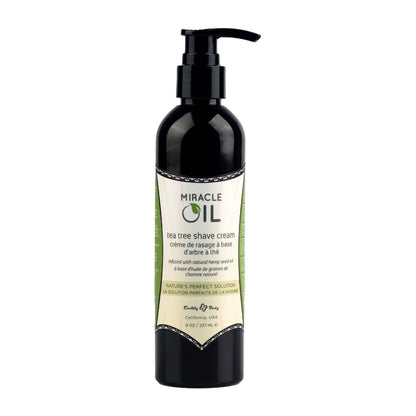Earthly Body Miracle Oil Tea Tree Shave Cream 8OZ by Earthly Body - Shave Cream