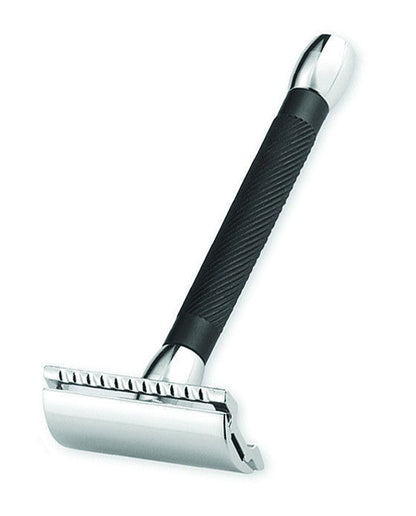 Merkur 20B 3-Piece DE Safety Razor, Closed Comb, Long Handle, Bright Chrome/ Black by Merkur - Double Edge Safety Razors (View 3)