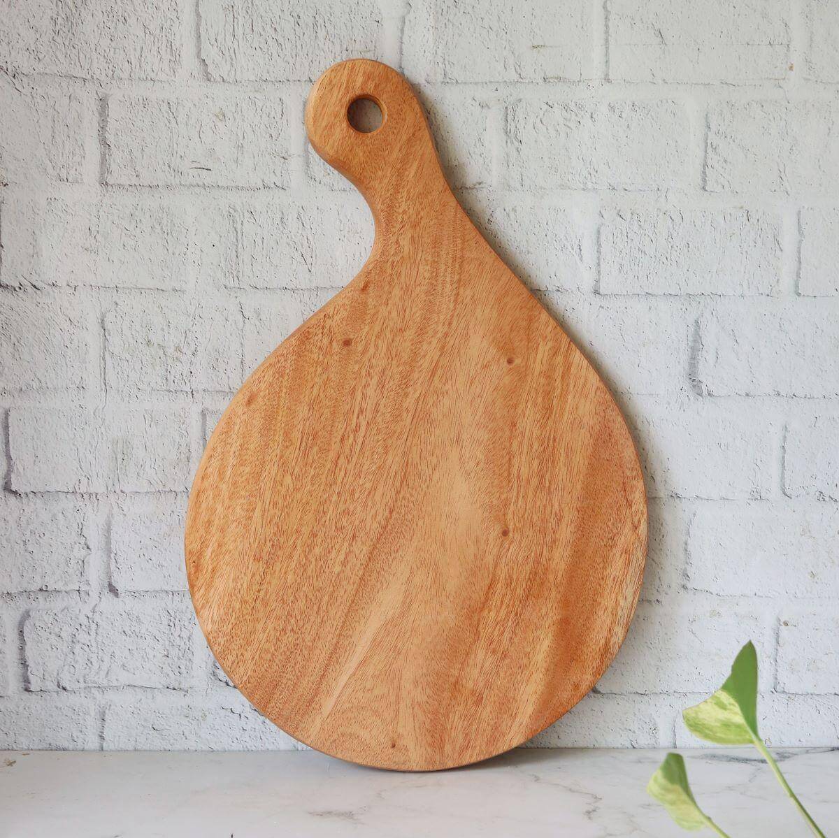 Neem Wood Chopping Board Compact  Designer Shape - Image 2