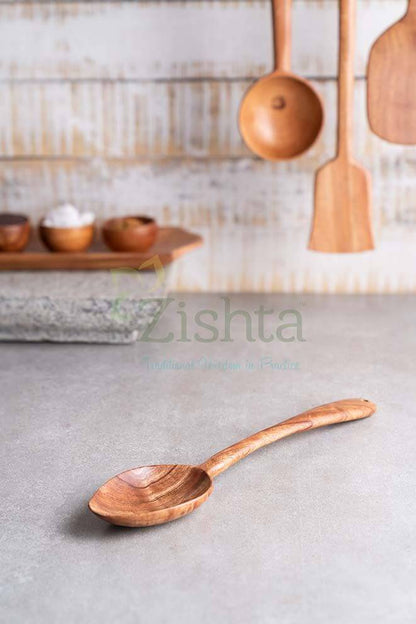 Neem Wood Ladle-Dal by Sama Homes - Sustainable Living (View 2)