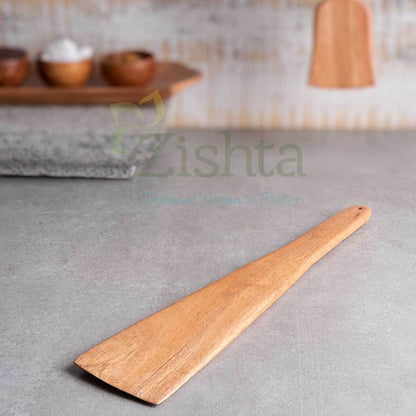 Neem Wood Ladle-Dosa by Sama Homes - Sustainable Living