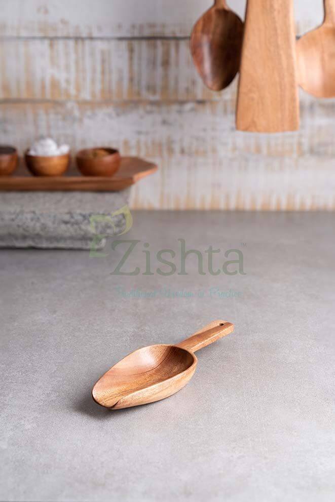 Neem Wood Ladle-Flour