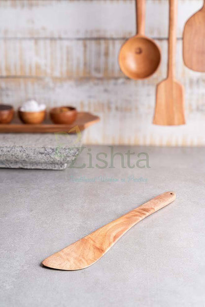 Neem Wood Ladle-Fry by Sama Homes - Sustainable Living (View 2)