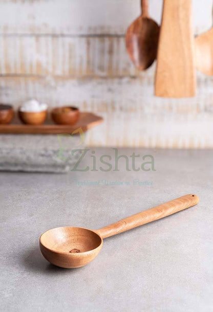 Neem Wood Ladle-Gravy by Sama Homes - Sustainable Living (View 2)
