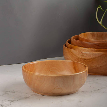 Neem Wood Serving Bowl by Sama Homes - Sustainable Living (View 5)