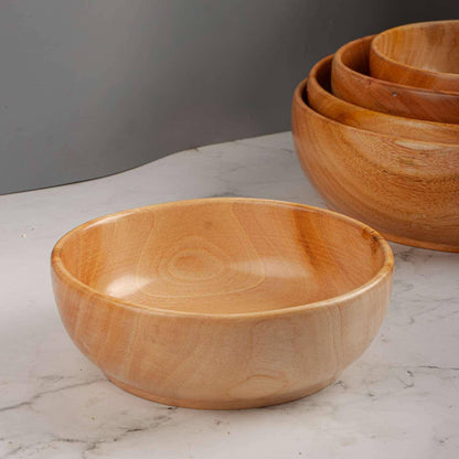 Neem Wood Serving Bowl by Sama Homes - Sustainable Living (View 6)