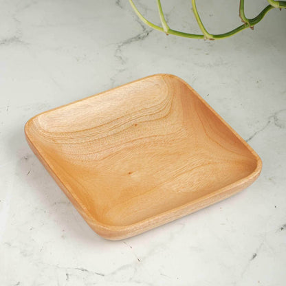 Neem  Wood Snack Serving Tray by Sama Homes - Sustainable Living (View 3)