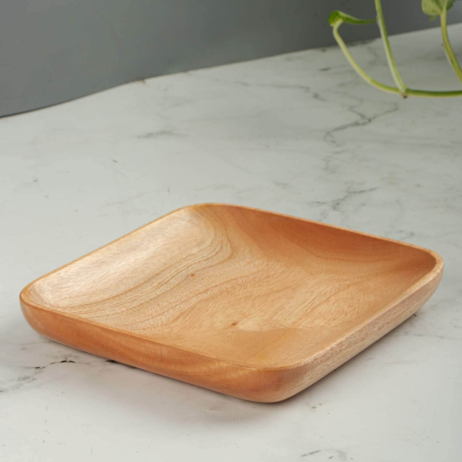 Neem  Wood Snack Serving Tray - Image 4
