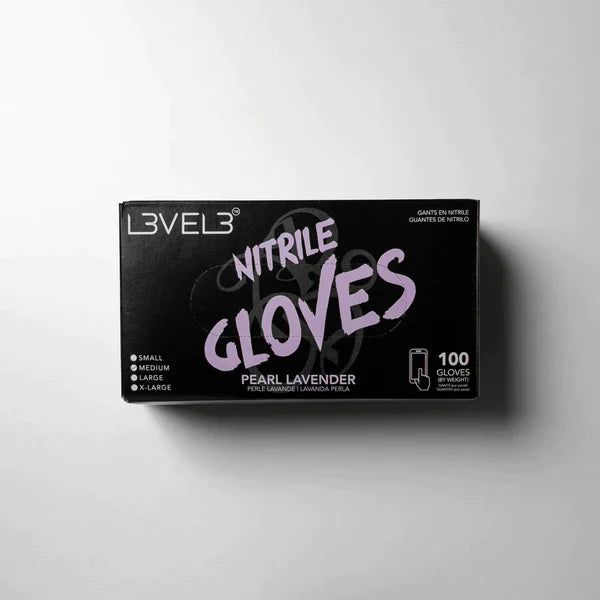 LV3 Nitrile Gloves Pearl Lavender by L3VEL3 - Sustainable Living