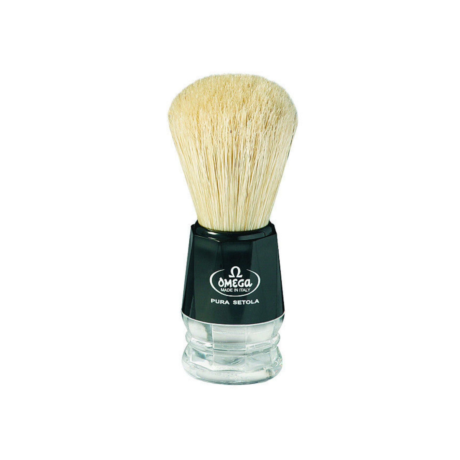 Omega Boar Bristle Shaving Brush with Plastic Handle - Eco-friendly - Sama Homes