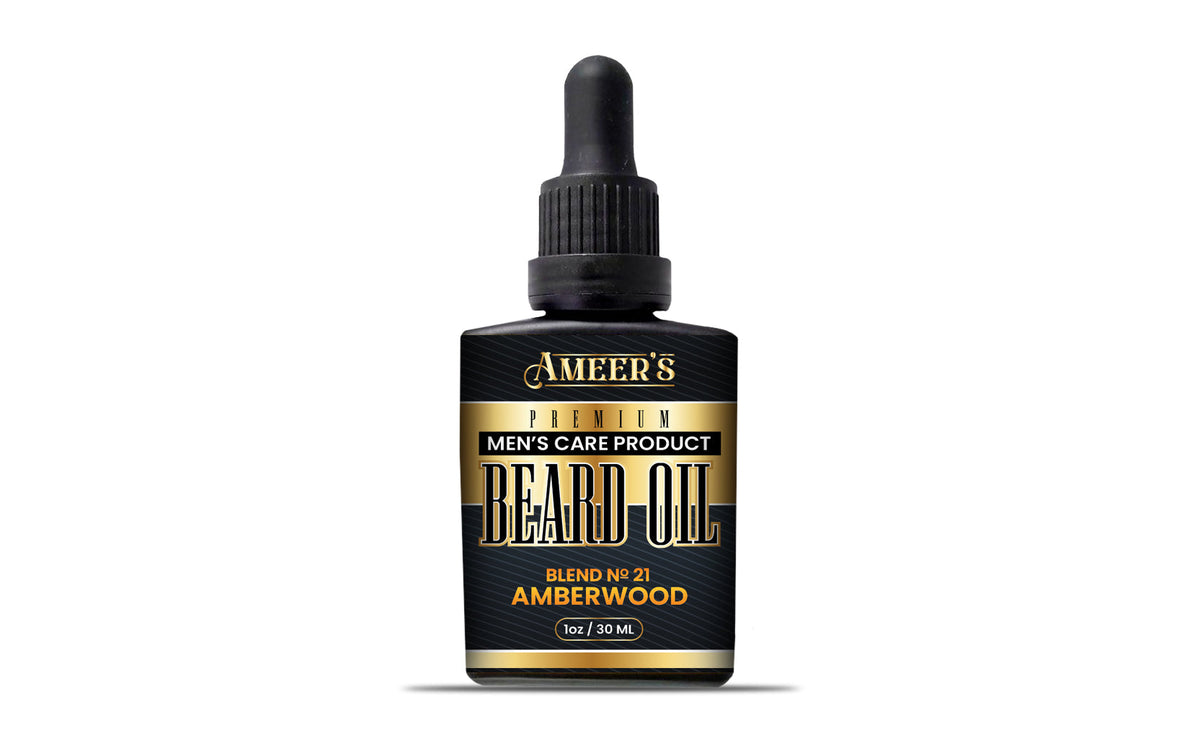 Ameer's Conditioning Beard Oil Amberwood #21 30ml by Ameer's - Sustainable Living