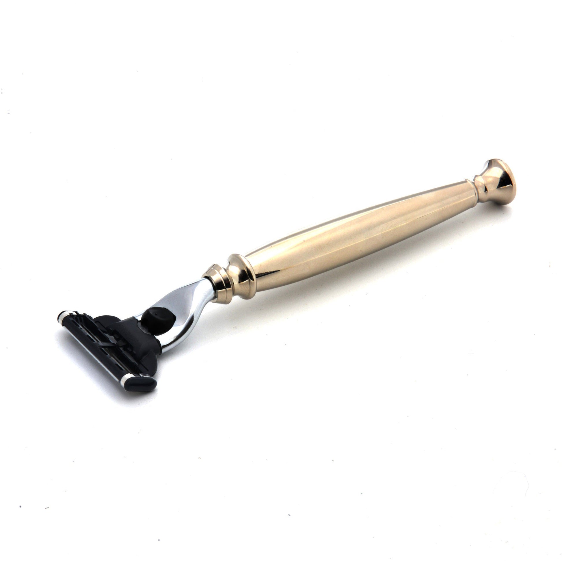 PureBadger Collection Shaving Razor Chrome Handle - Mach3 Head - Eco-friendly - Sama Homes