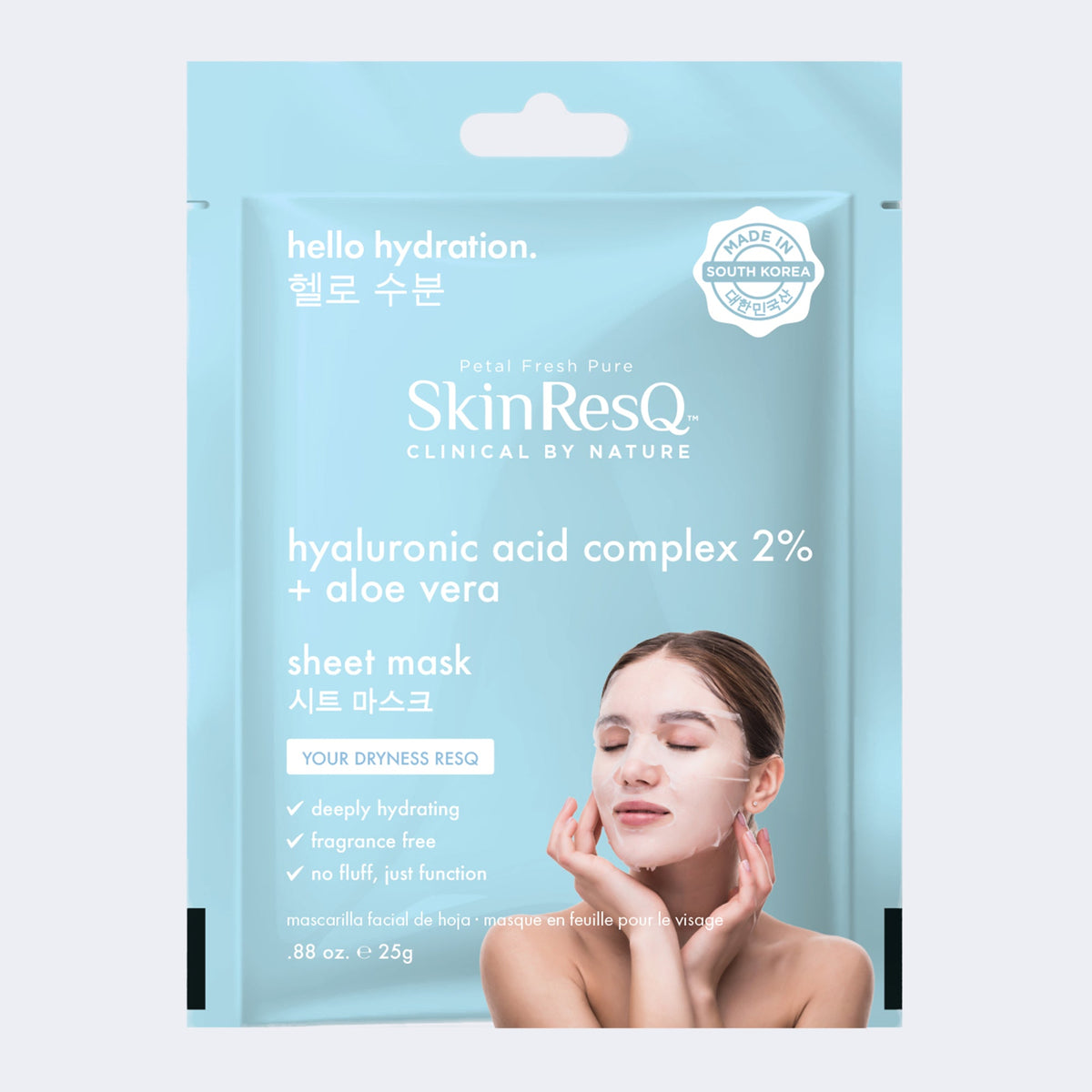 BCL SkinResQ Hello Hydration Sheet Mask by BCL Spa - Sustainable Living