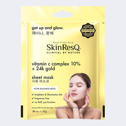 BCL SkinResQ Get Up and Glow Sheet Mask by BCL Spa - Sustainable Living