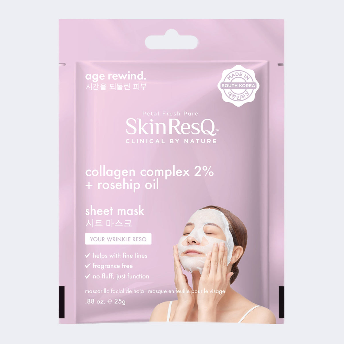 BCL SkinResQ Age Rewind Sheet Mask by BCL Spa - Sustainable Living