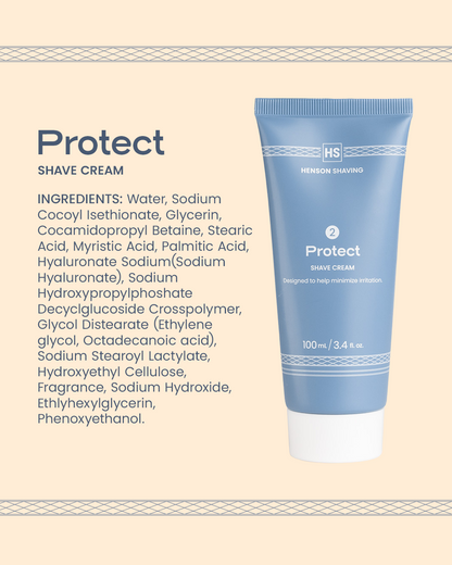Henson "Protect" Shave Cream | Barber Grade Formula (100ml) by Henson Shaving - Skin Care (View 4)