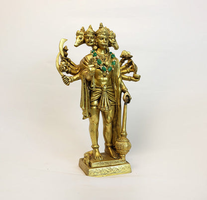 BRASS PANCHMUKHI by Siddhhi Arts - Idol (View 2)