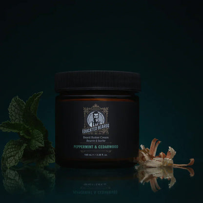 Educated Beards Peppermint Cedarwood Beard Butter Cream 118ml by Educated Beards - Sustainable Living (View 3)