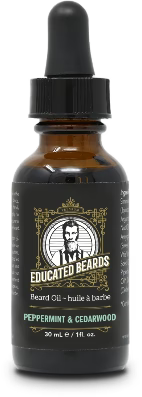 Educated Beards Organic Beard Oil - Peppermint Cedarwood, 30ml by Educated Beards - Sustainable Living (View 3)