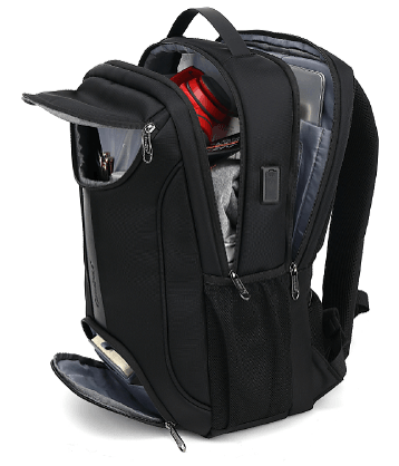 SAMA Homes - black premium laptop backpack for travelling