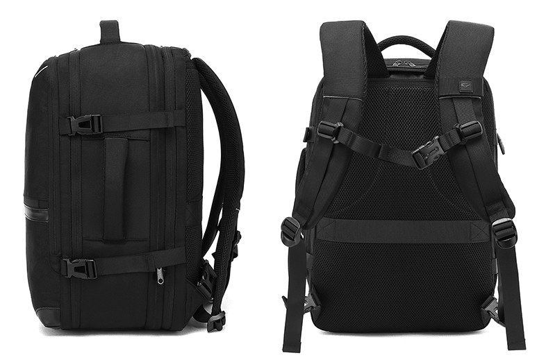 SAMA Homes - laptop enlagrable black backpack