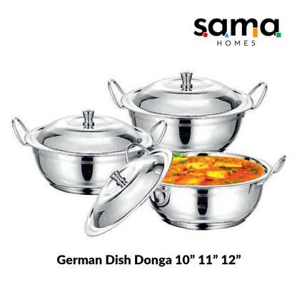Sama Homes Steel German Dish Donga