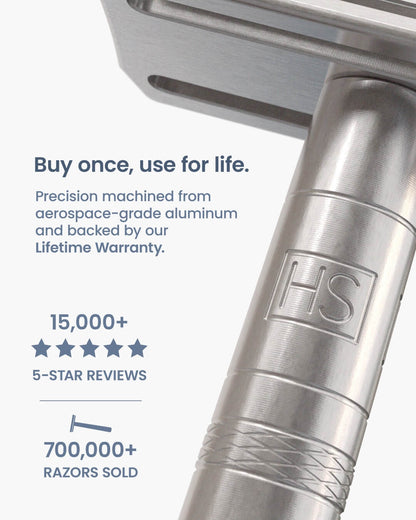 Henson AL13 "Complete" Essentials Bundle | Razor + Stand + Skin System by Henson Shaving - Razor Bundle (View 2)