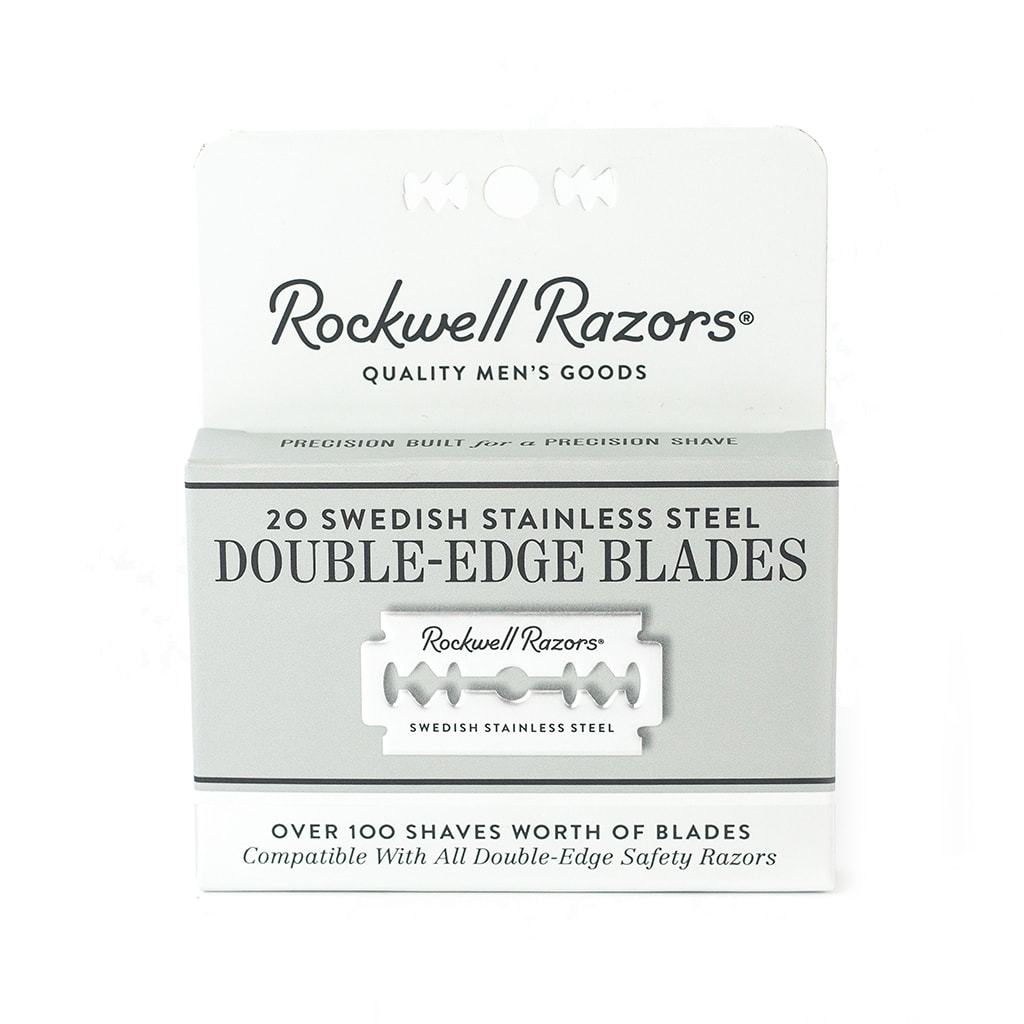 Rockwell Double Edge Blades - Package Of 20 Blades - Eco-friendly - Sama Homes
