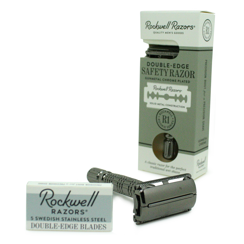 Rockwell R1 DE Safety Razor - Gunmetal
