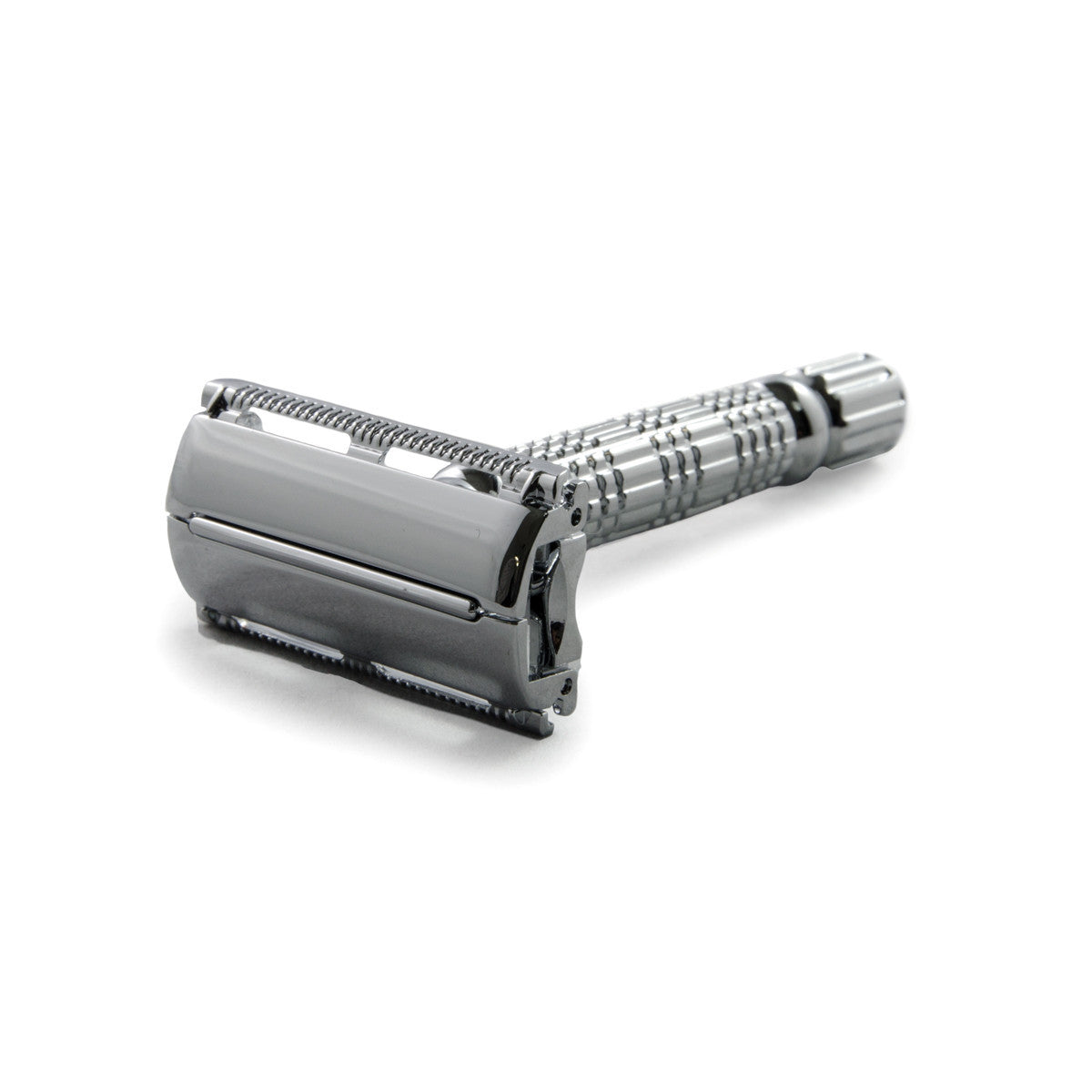 Rockwell R1 DE Safety Razor - White Chrome