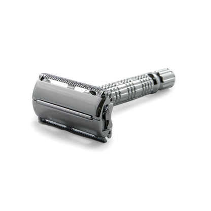 Rockwell R1 DE Safety Razor - White Chrome by Rockwell - Double Edge Safety Razors (View 2)