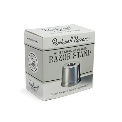 Rockwell Inkwell Razor Stand - White Chrome by Rockwell - Razor & Brush Stands (View 5)
