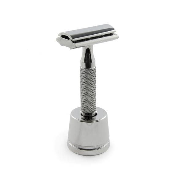 Rockwell Inkwell Razor Stand - White Chrome - Image 2