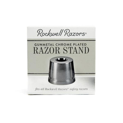 Rockwell Inkwell Razor Stand - Gunmetal Chrome by Rockwell - Razor & Brush Stands (View 4)