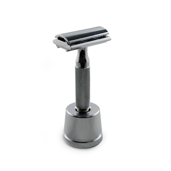 Rockwell Inkwell Razor Stand - Gunmetal Chrome - Image 3