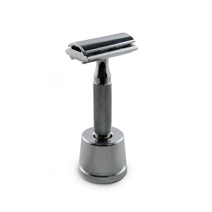 Rockwell Inkwell Razor Stand - Gunmetal Chrome by Rockwell - Razor & Brush Stands (View 3)