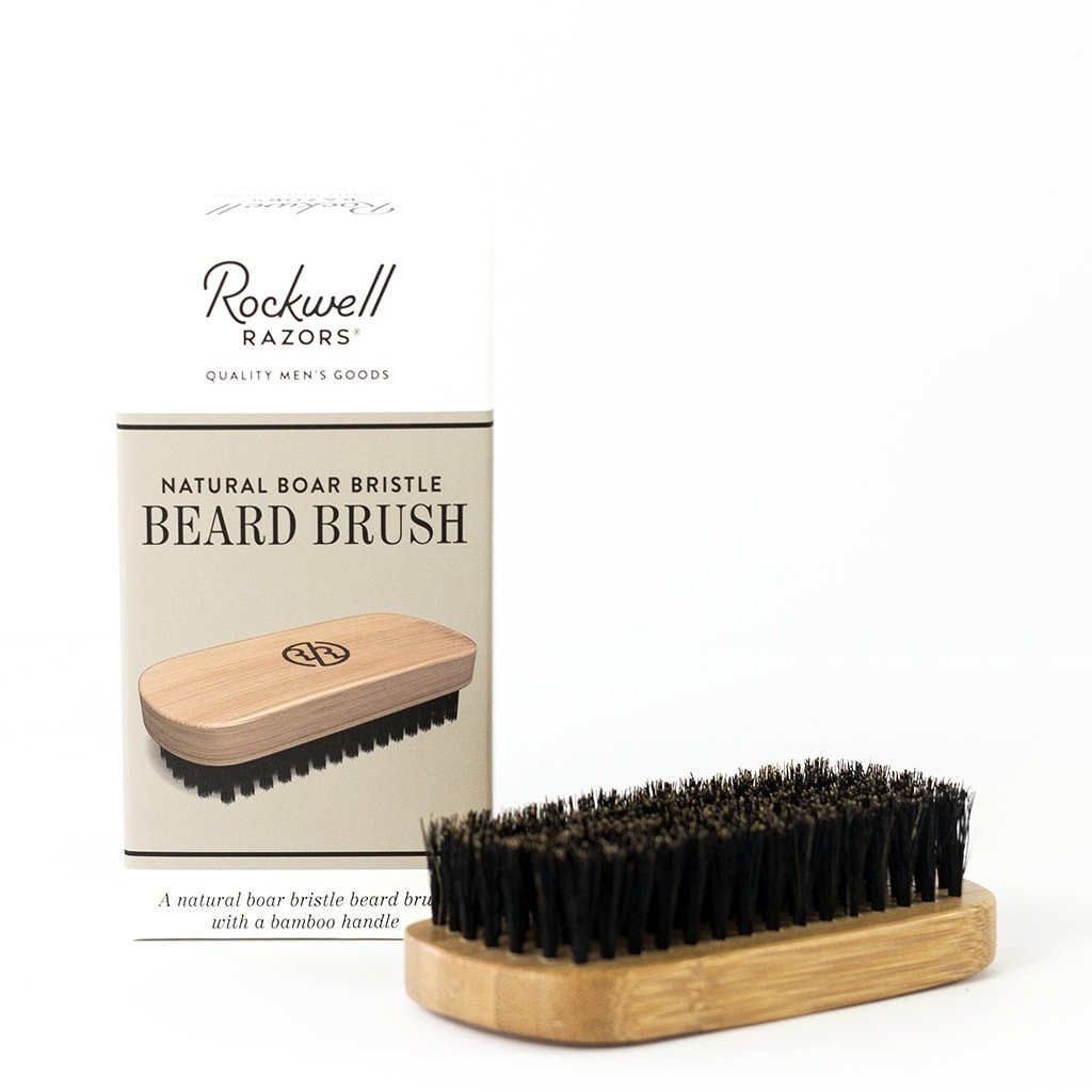 Rockwell Beard Brush with Natural Boar Bristle - Eco-friendly - Sama Homes