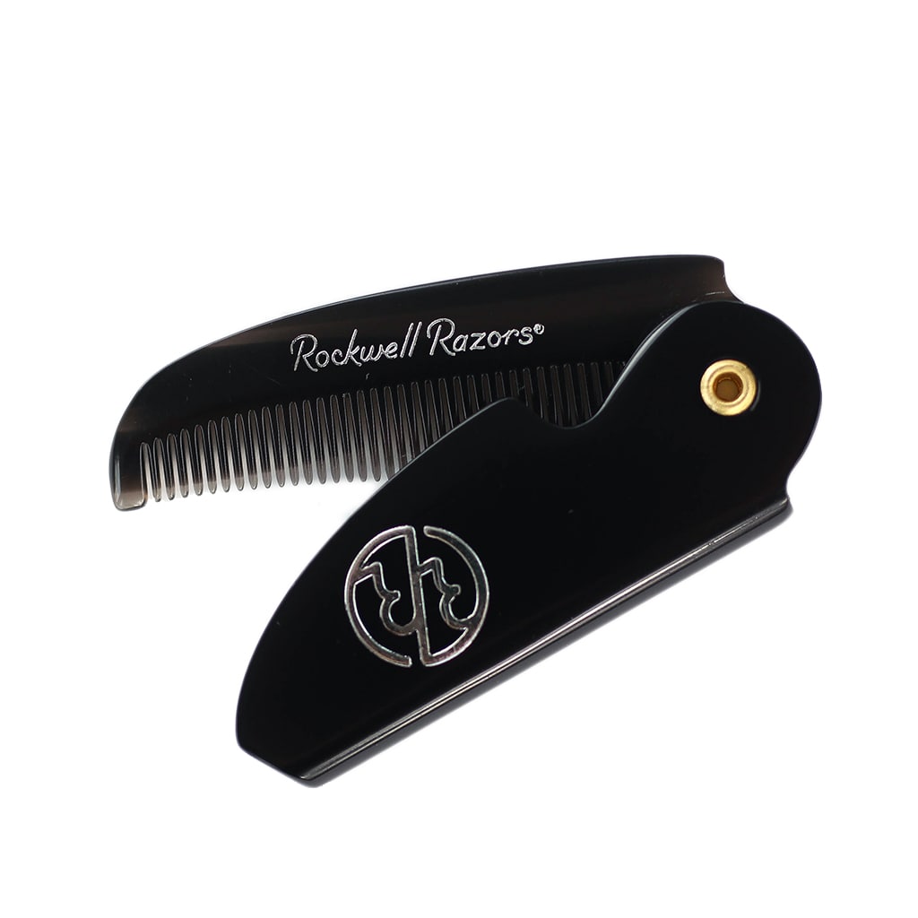 Rockwell Folding Moustache Comb