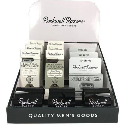 Rockwell Razors Rookie Value Bundle Shave Hardware Display by Rockwell - Retail Displays