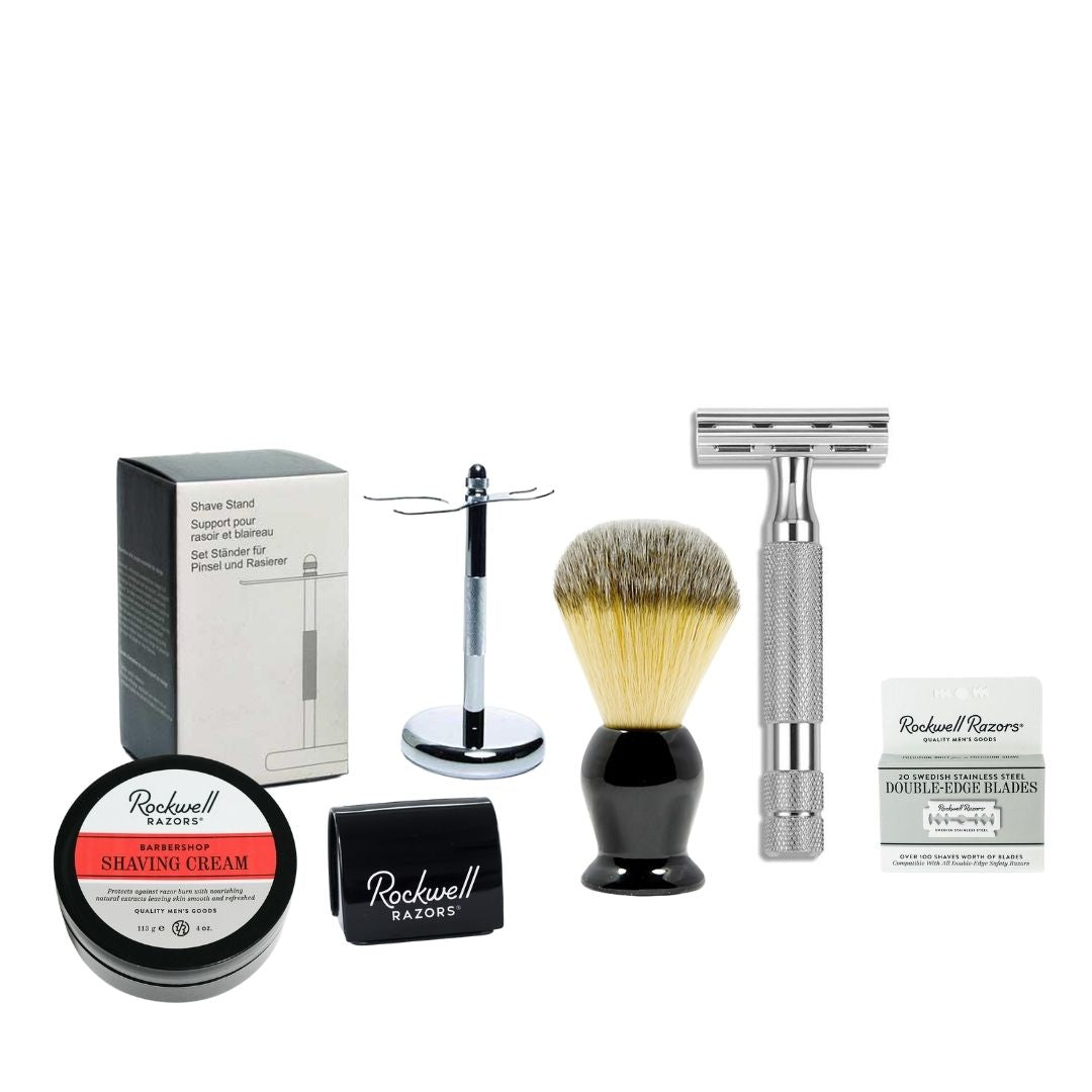 Rockwell 6 Piece Shaving Gift Set - Eco-friendly - Sama Homes