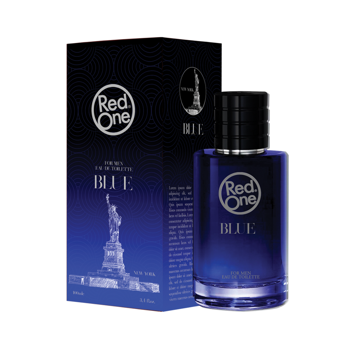 RedOne Eau De Toilette Men Cologne Blue 100ML by Redone - Sustainable Living